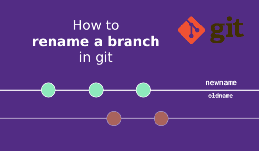 how to rename a git branch