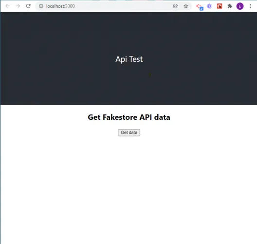 use api service in react js to get data